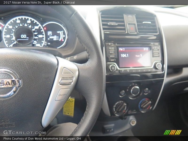 Super Black / Charcoal 2017 Nissan Versa Note SV