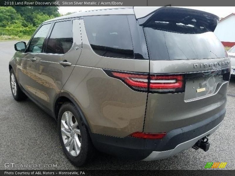 Silicon Silver Metallic / Acorn/Ebony 2018 Land Rover Discovery HSE