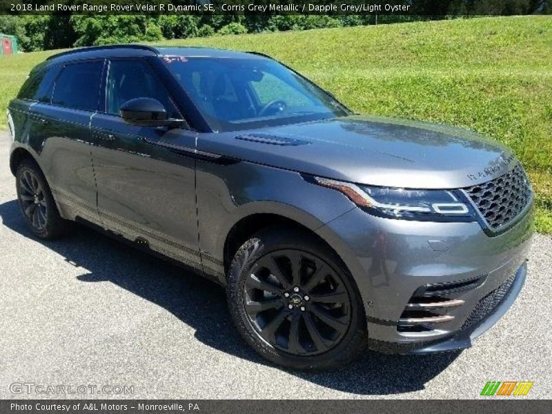 Corris Grey Metallic / Dapple Grey/Light Oyster 2018 Land Rover Range Rover Velar R Dynamic SE