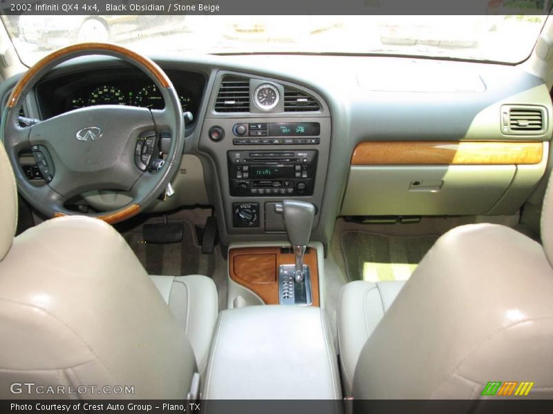 Black Obsidian / Stone Beige 2002 Infiniti QX4 4x4