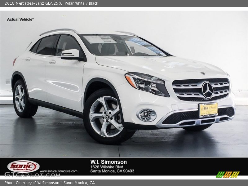 Polar White / Black 2018 Mercedes-Benz GLA 250