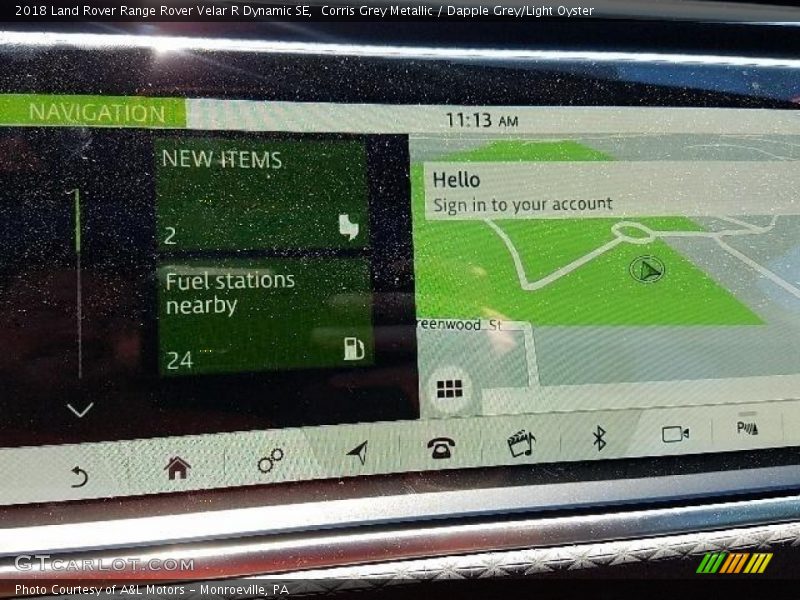 Corris Grey Metallic / Dapple Grey/Light Oyster 2018 Land Rover Range Rover Velar R Dynamic SE