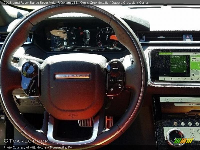 Corris Grey Metallic / Dapple Grey/Light Oyster 2018 Land Rover Range Rover Velar R Dynamic SE