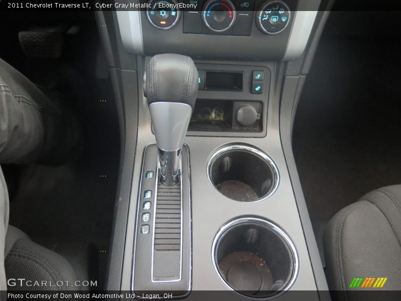 Cyber Gray Metallic / Ebony/Ebony 2011 Chevrolet Traverse LT