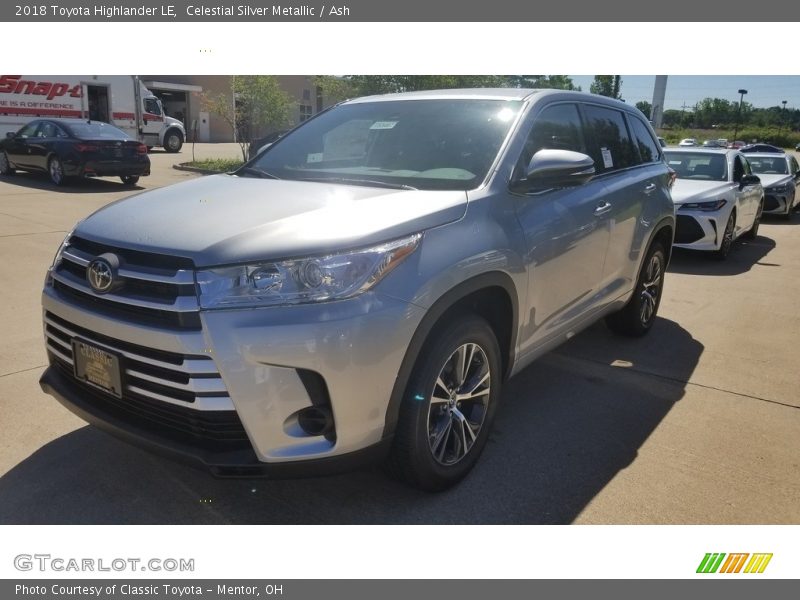 Celestial Silver Metallic / Ash 2018 Toyota Highlander LE
