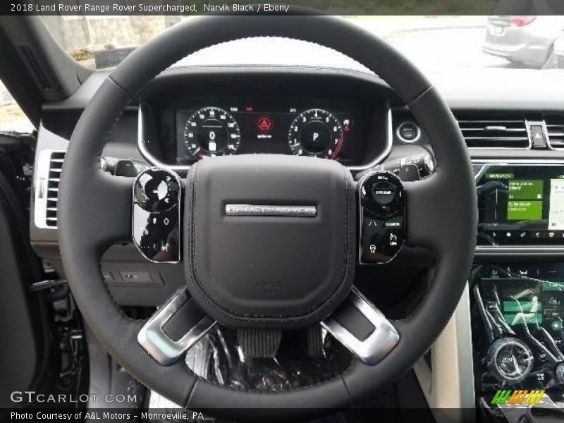 Narvik Black / Ebony 2018 Land Rover Range Rover Supercharged