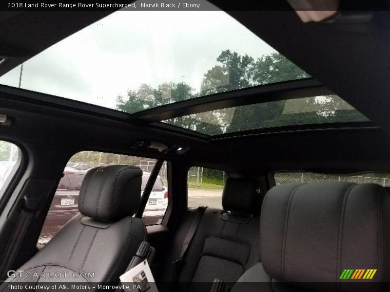 Narvik Black / Ebony 2018 Land Rover Range Rover Supercharged
