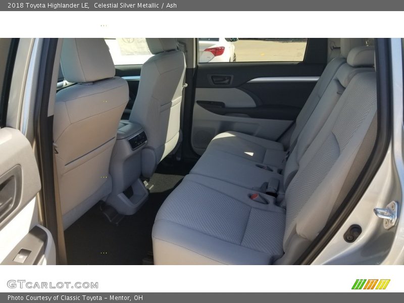 Celestial Silver Metallic / Ash 2018 Toyota Highlander LE