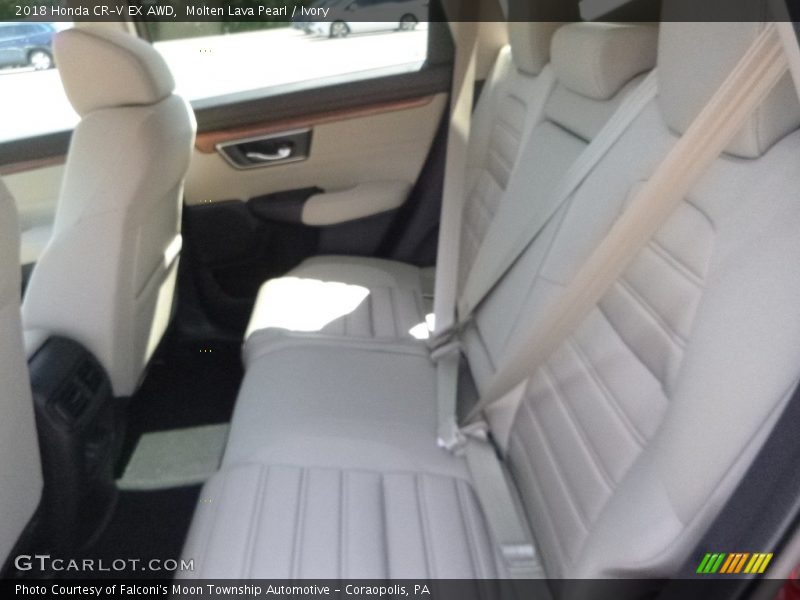 Molten Lava Pearl / Ivory 2018 Honda CR-V EX AWD