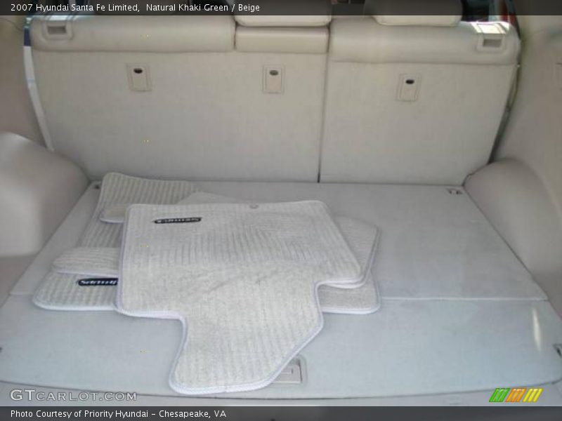 Natural Khaki Green / Beige 2007 Hyundai Santa Fe Limited