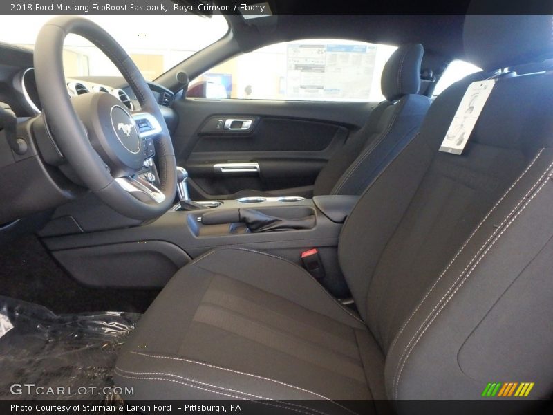 Royal Crimson / Ebony 2018 Ford Mustang EcoBoost Fastback