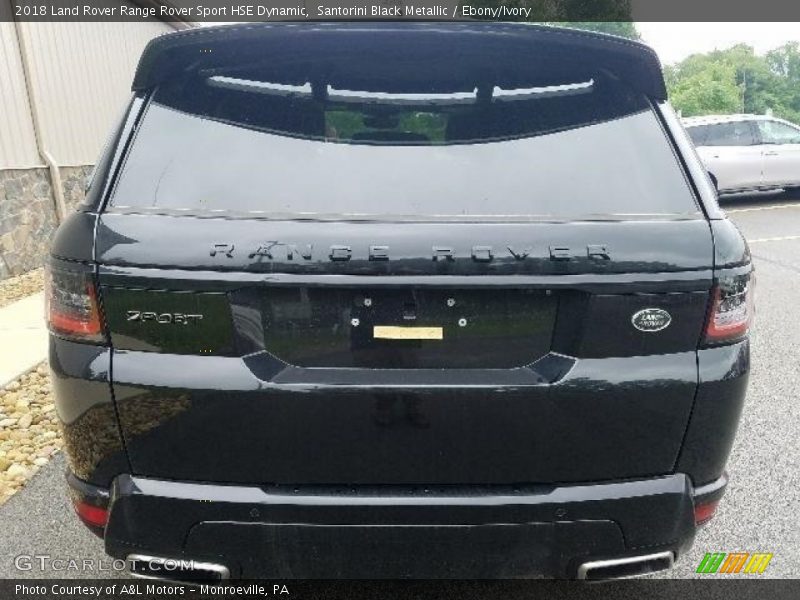 Santorini Black Metallic / Ebony/Ivory 2018 Land Rover Range Rover Sport HSE Dynamic