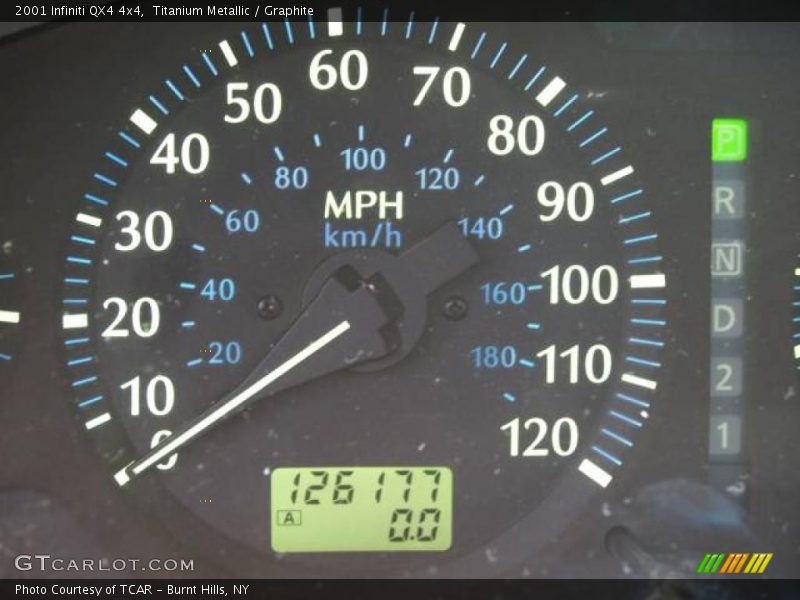 Titanium Metallic / Graphite 2001 Infiniti QX4 4x4