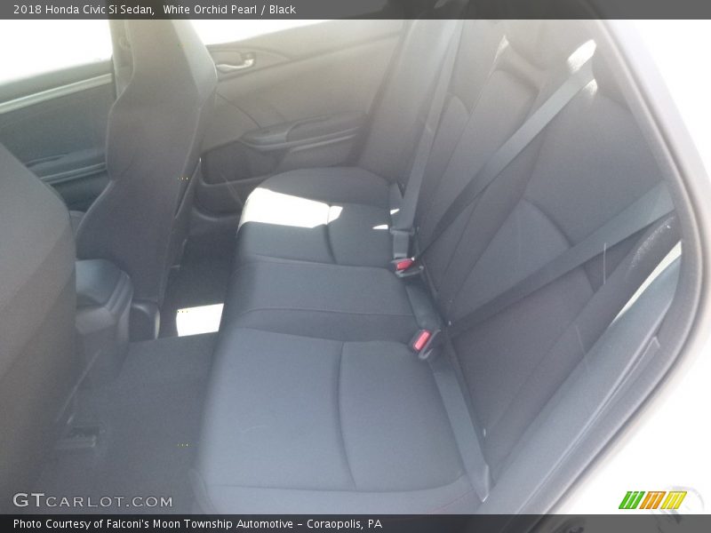White Orchid Pearl / Black 2018 Honda Civic Si Sedan