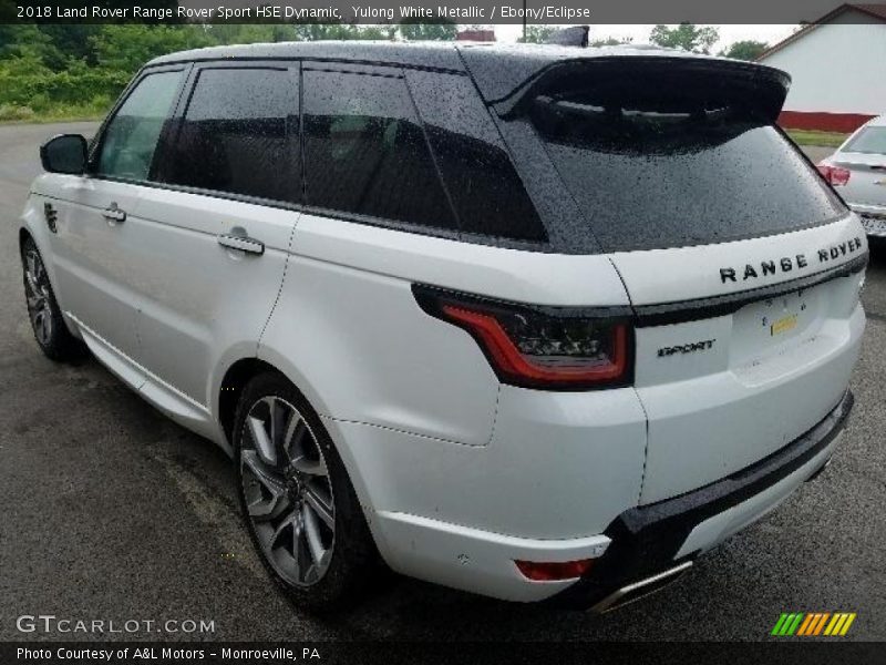 Yulong White Metallic / Ebony/Eclipse 2018 Land Rover Range Rover Sport HSE Dynamic