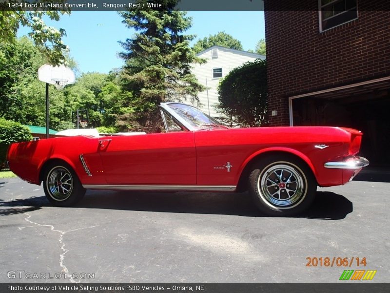Front 3/4 View of 1964 Mustang Convertible
