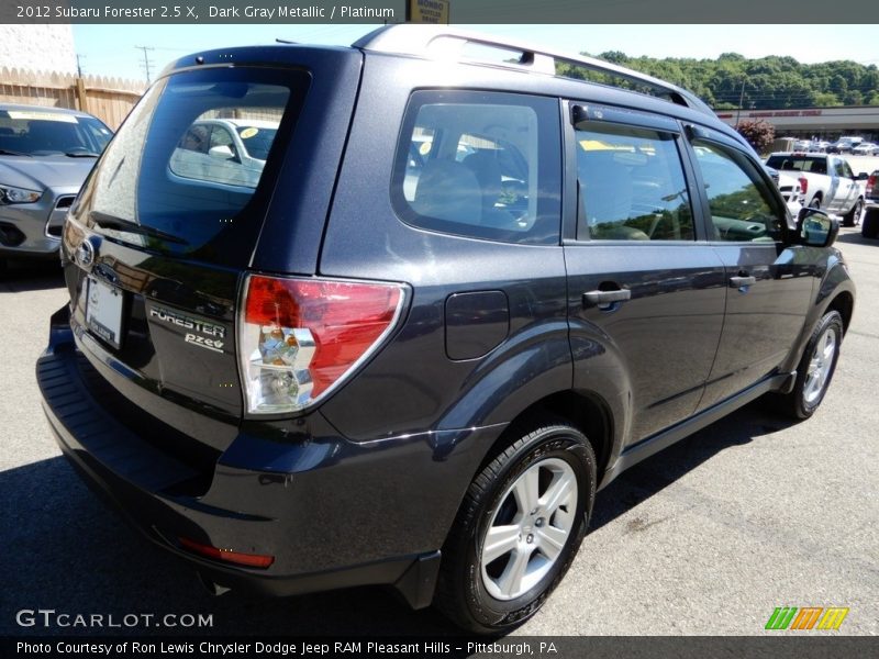 Dark Gray Metallic / Platinum 2012 Subaru Forester 2.5 X