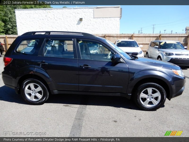 Dark Gray Metallic / Platinum 2012 Subaru Forester 2.5 X
