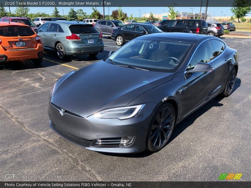  2016 Model S P100D Midnight Silver Metallic