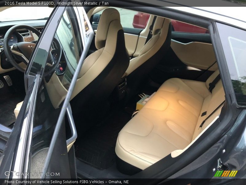 Rear Seat of 2016 Model S P100D