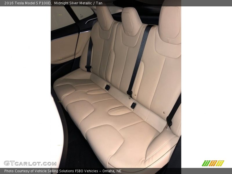 Rear Seat of 2016 Model S P100D