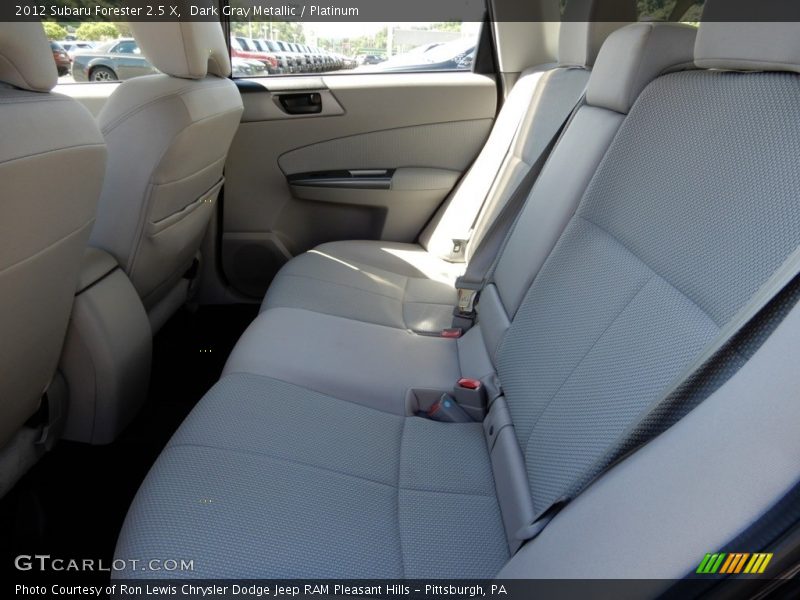 Dark Gray Metallic / Platinum 2012 Subaru Forester 2.5 X