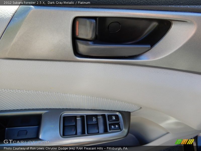Dark Gray Metallic / Platinum 2012 Subaru Forester 2.5 X