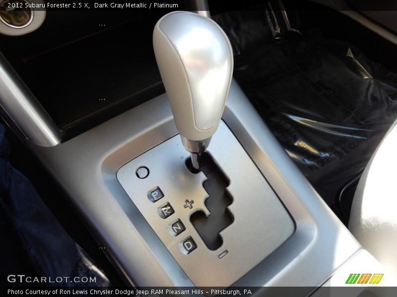 Dark Gray Metallic / Platinum 2012 Subaru Forester 2.5 X