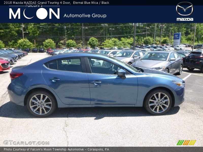 Eternal Blue Mica / Black 2018 Mazda MAZDA3 Grand Touring 4 Door