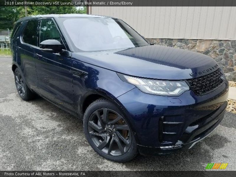Loire Blue Metallic / Ebony/Ebony 2018 Land Rover Discovery HSE Luxury