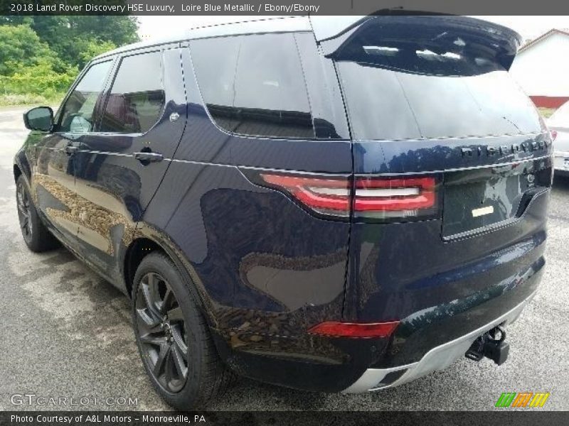 Loire Blue Metallic / Ebony/Ebony 2018 Land Rover Discovery HSE Luxury