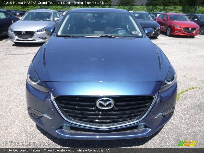 Eternal Blue Mica / Black 2018 Mazda MAZDA3 Grand Touring 4 Door