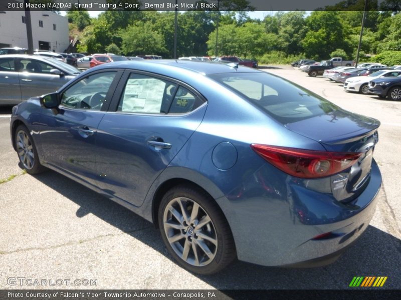 Eternal Blue Mica / Black 2018 Mazda MAZDA3 Grand Touring 4 Door