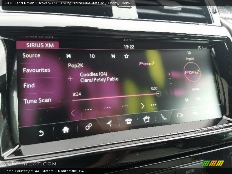 Loire Blue Metallic / Ebony/Ebony 2018 Land Rover Discovery HSE Luxury