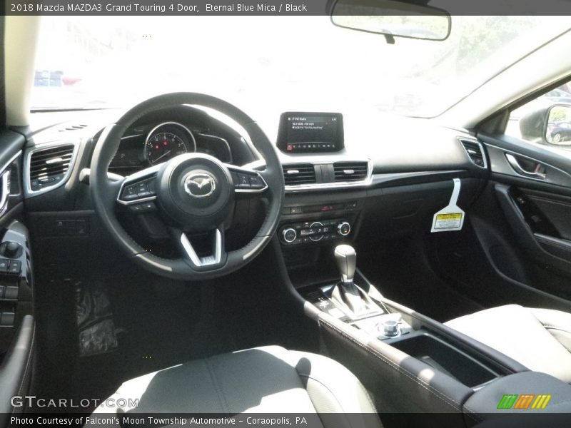 Eternal Blue Mica / Black 2018 Mazda MAZDA3 Grand Touring 4 Door