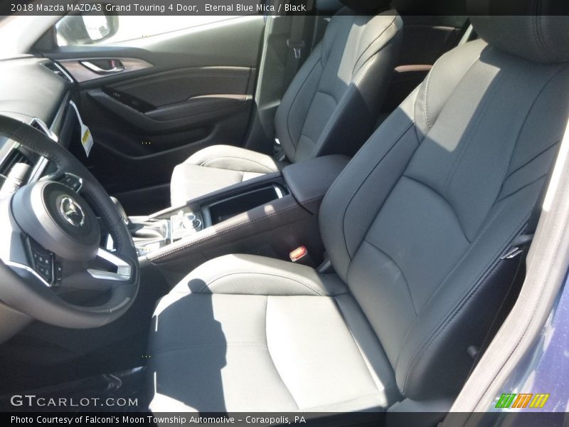 Eternal Blue Mica / Black 2018 Mazda MAZDA3 Grand Touring 4 Door