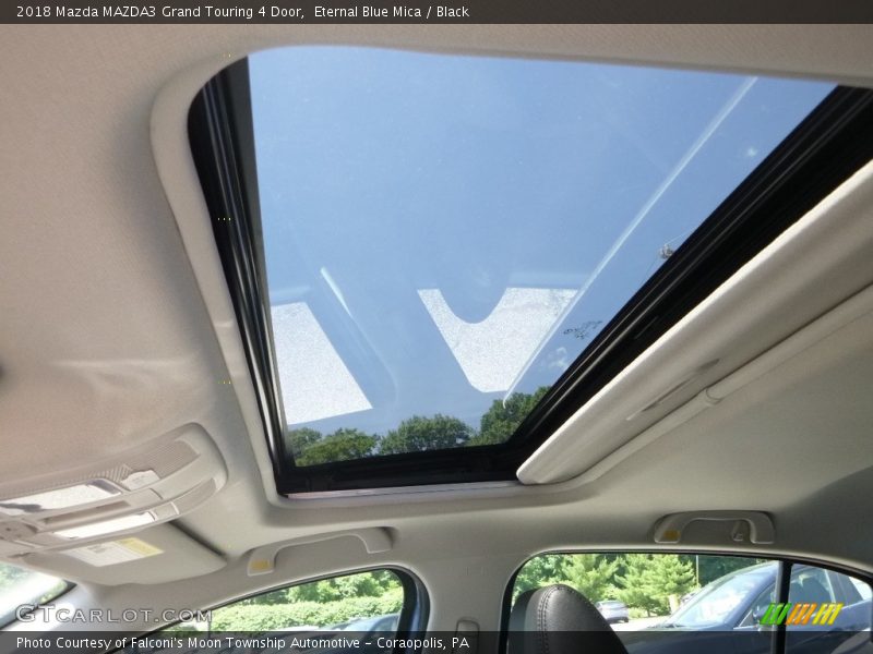 Eternal Blue Mica / Black 2018 Mazda MAZDA3 Grand Touring 4 Door