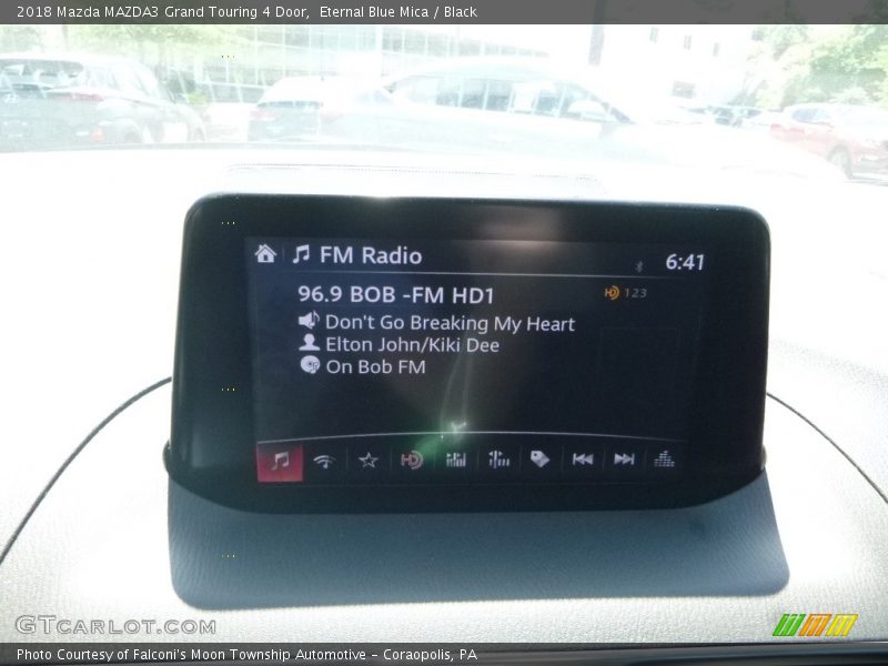 Eternal Blue Mica / Black 2018 Mazda MAZDA3 Grand Touring 4 Door