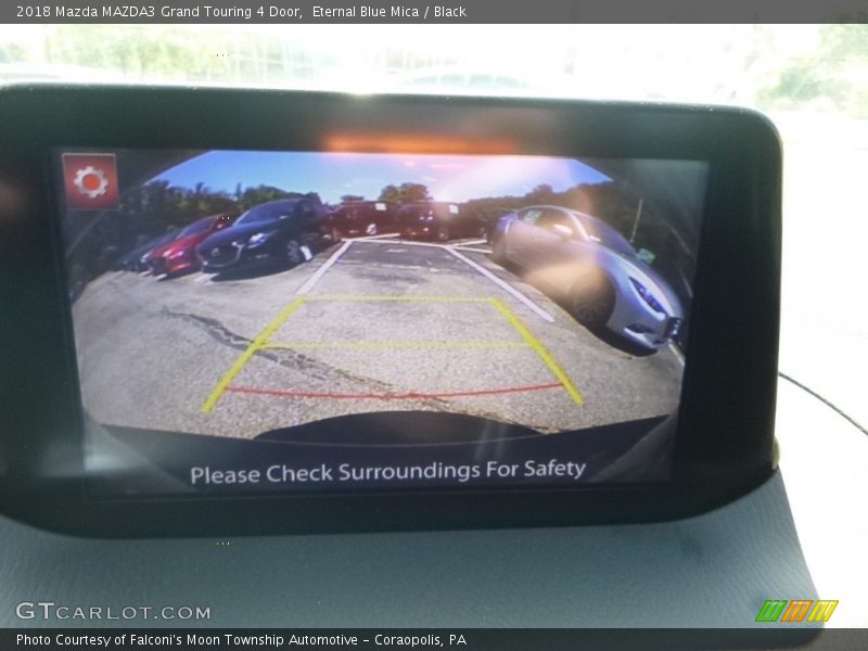 Eternal Blue Mica / Black 2018 Mazda MAZDA3 Grand Touring 4 Door