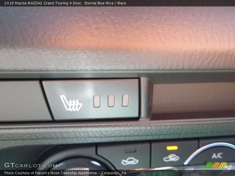 Eternal Blue Mica / Black 2018 Mazda MAZDA3 Grand Touring 4 Door