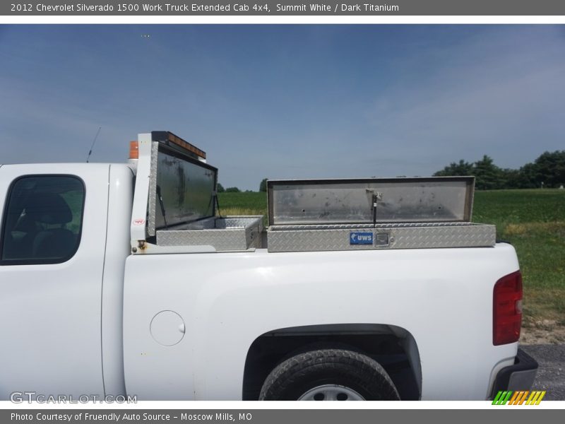 Summit White / Dark Titanium 2012 Chevrolet Silverado 1500 Work Truck Extended Cab 4x4