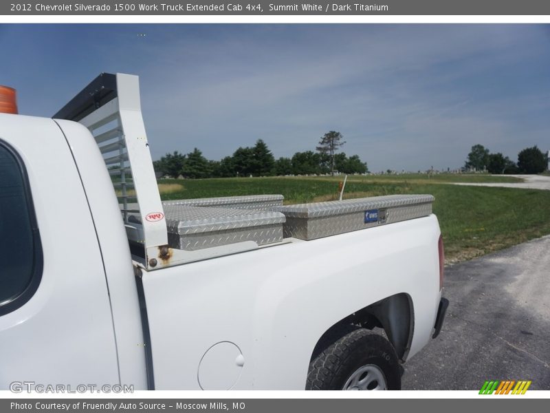 Summit White / Dark Titanium 2012 Chevrolet Silverado 1500 Work Truck Extended Cab 4x4