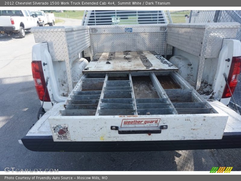 Summit White / Dark Titanium 2012 Chevrolet Silverado 1500 Work Truck Extended Cab 4x4
