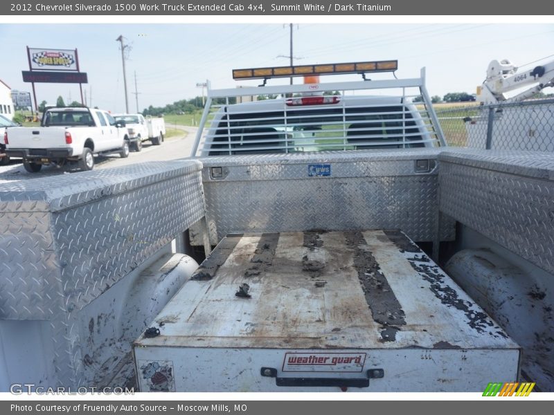 Summit White / Dark Titanium 2012 Chevrolet Silverado 1500 Work Truck Extended Cab 4x4