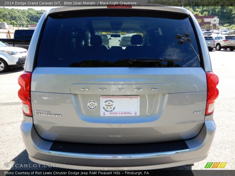 Billet Silver Metallic / Black/Light Graystone 2014 Dodge Grand Caravan SXT