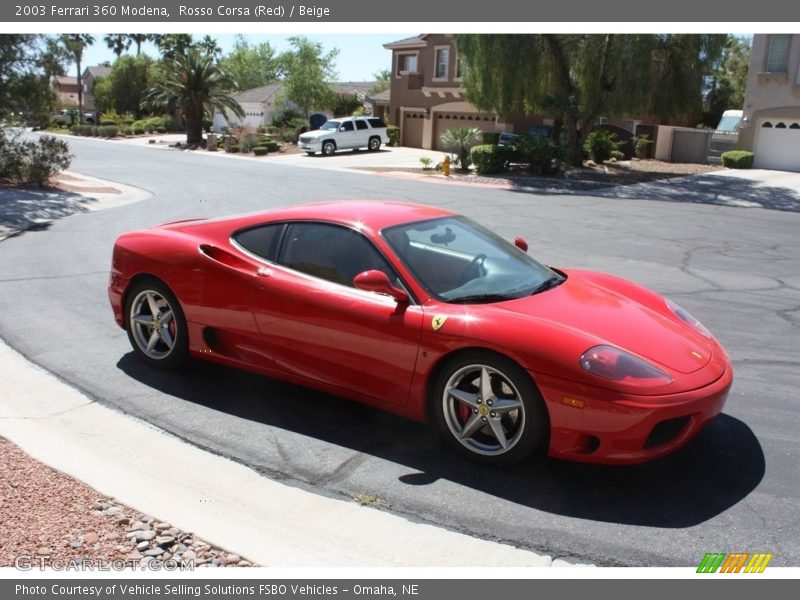 Rosso Corsa (Red) / Beige 2003 Ferrari 360 Modena