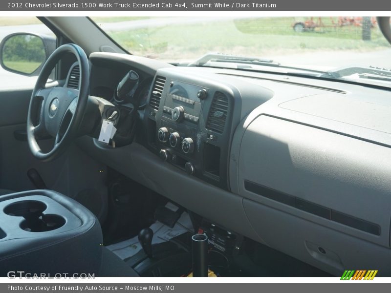 Summit White / Dark Titanium 2012 Chevrolet Silverado 1500 Work Truck Extended Cab 4x4