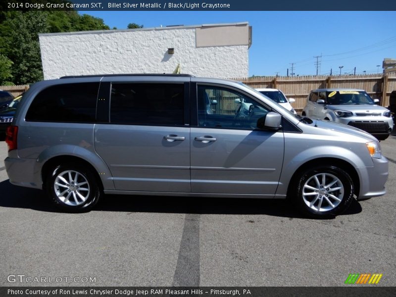 Billet Silver Metallic / Black/Light Graystone 2014 Dodge Grand Caravan SXT