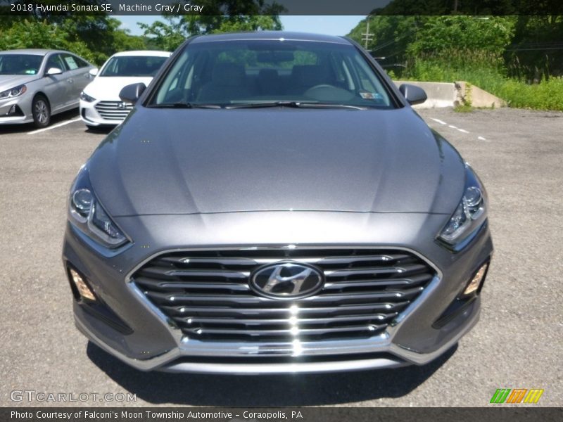 Machine Gray / Gray 2018 Hyundai Sonata SE