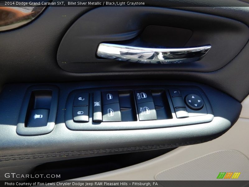 Billet Silver Metallic / Black/Light Graystone 2014 Dodge Grand Caravan SXT